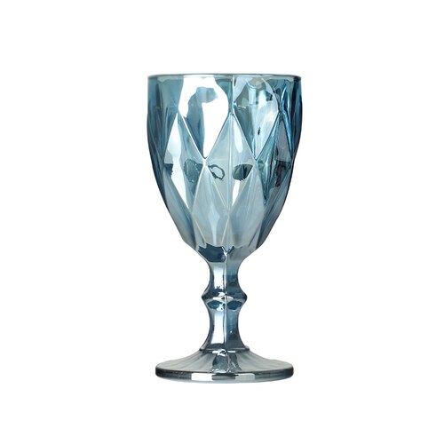 Europæisk stil farverigt rødvinsglas bægerreliefglas vintage juice glas vinglas: 310ml 3