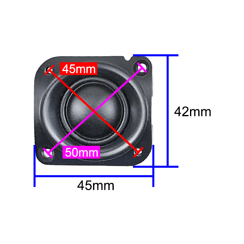 1 unidad GHXAMP para JBL Charge 5 película de seda aguda 4ohm 20W neodimio magnético de alta gama DIY altavoz de nivel de fiebre