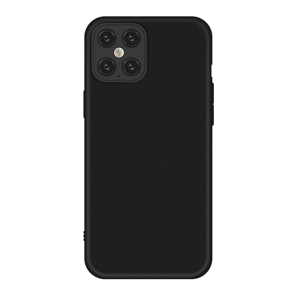 Für iPhone 12 11 Pro Max SE fall Schwarz Matte Silikon Weiche Fall Für iPhone X XS MAX XR 7 8 6 6S Plus 11 12 Mini Abdeckung Coque: For iPhone 7