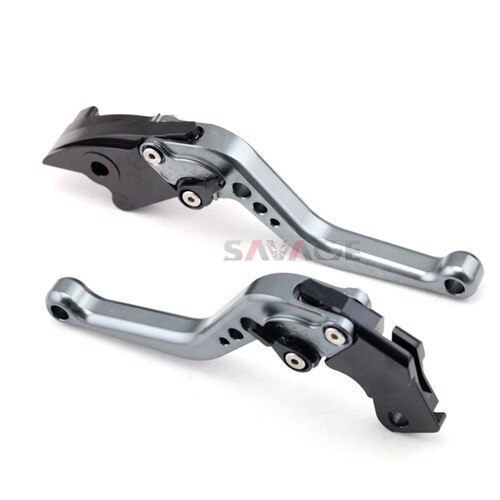 Korte bremse clutch hendler for yamaha  mt 09 mt09 tracer  fz09 motorsykkel tilbehør  mt07 fz07 xsr 900 700 scr 950 spak: Kort titan