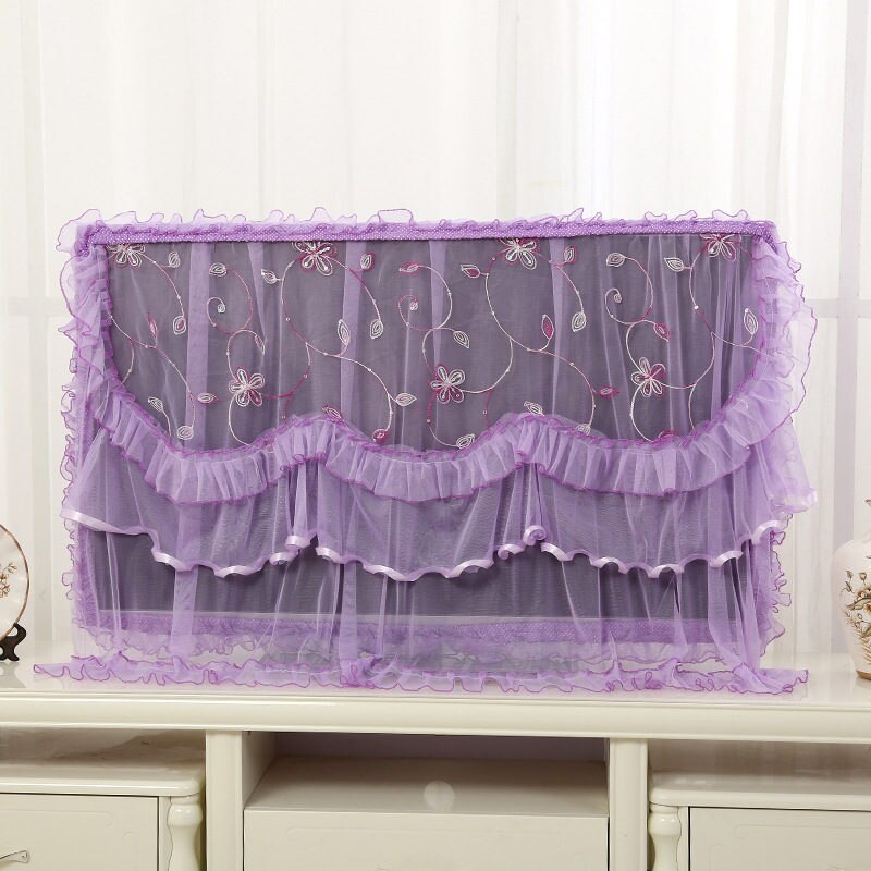 Home Textile Delicate Television Dustproof Covers LCD TV Screen Protector 32-70 Inch Hanging TV Dust Cover Wall Mounted TV Cover