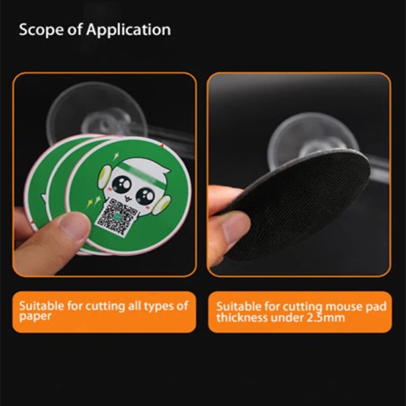 Cutting Size Adjustable Round Rotary Circle Graphic Paper Cutter, Adjustable Circle Cutter cutting paper knife tool