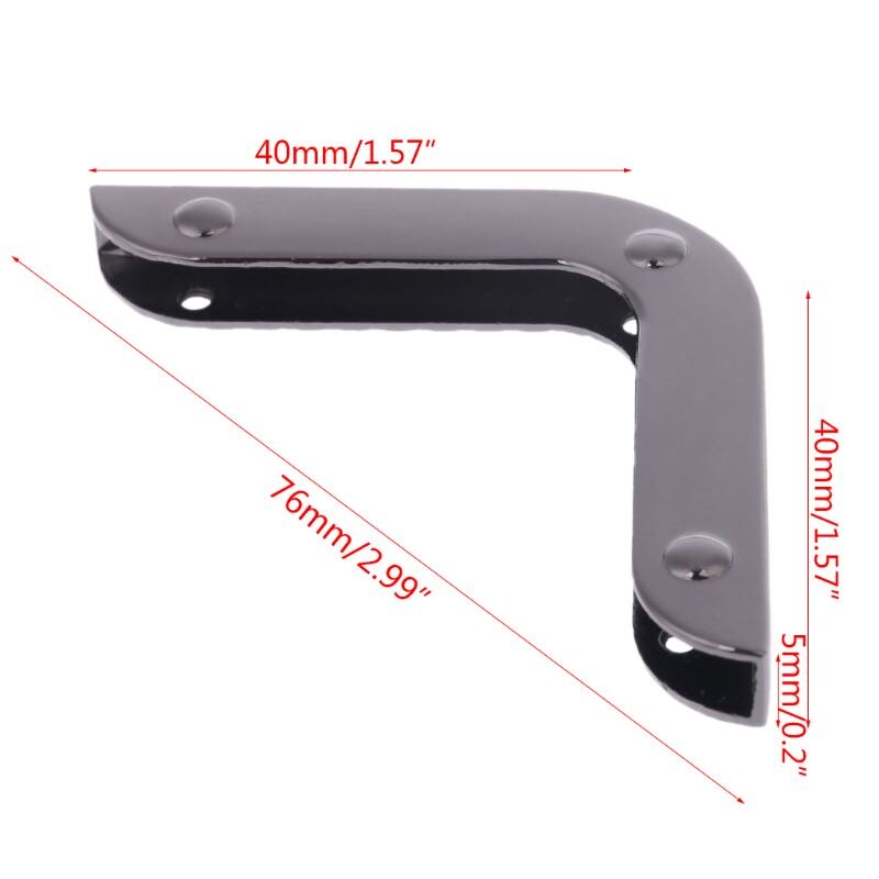 2 Pcs Metal Handbag Hollow Corner Protector Edge Safety Guard for DIY Making Purse Bag