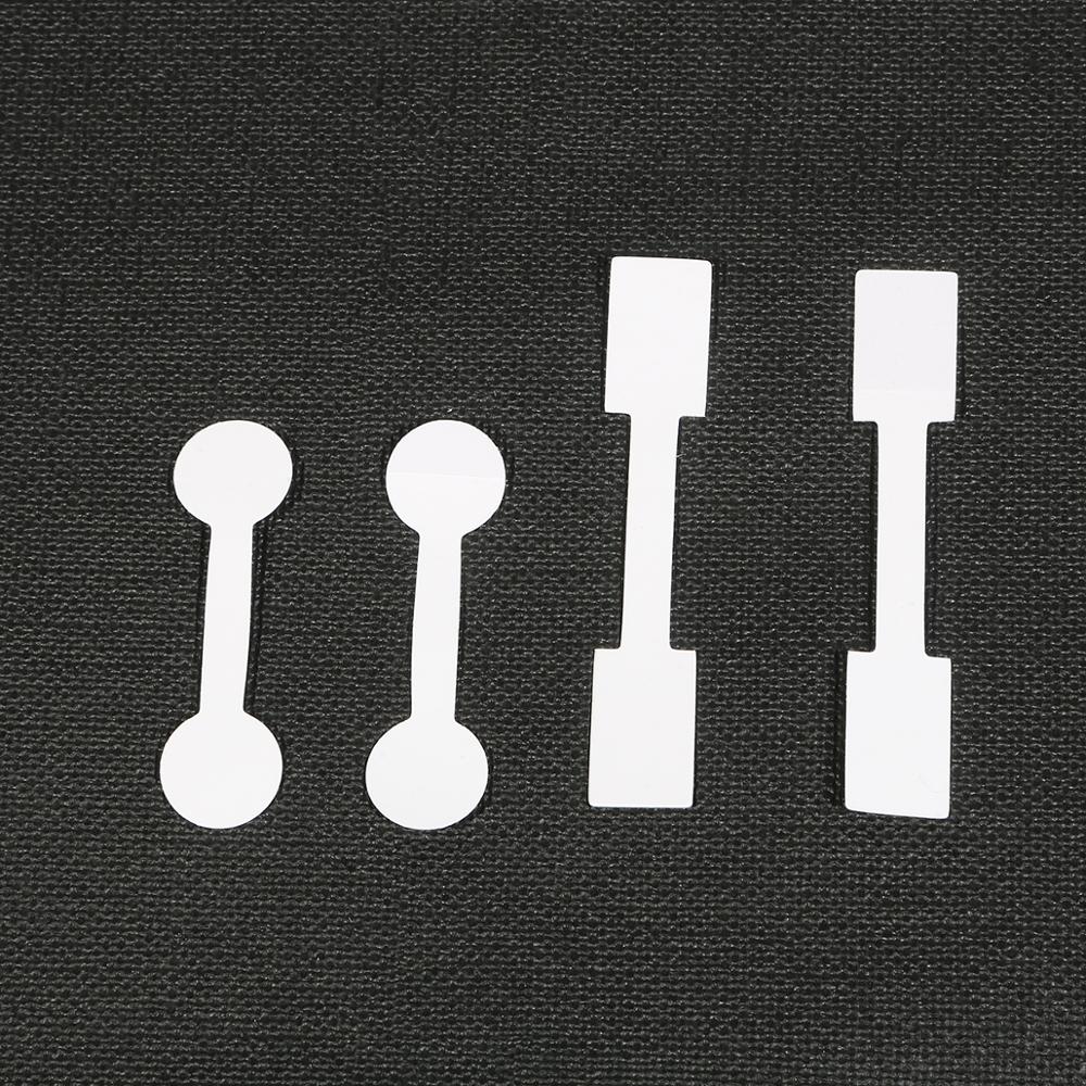 100PCS White Paper Jewelry Display Card Labels Ring Sticker Hangtag Blank Paper Price Tag Labels Packaging