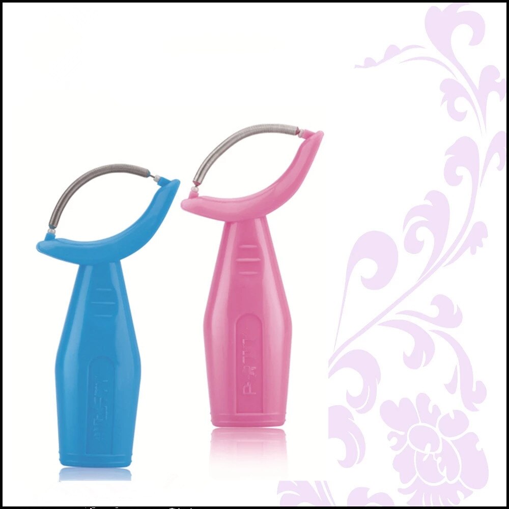 Manual Facial Hair Epilator Rolling Roller Skin Hair Trimmer Remover Tool for forehead cheeks chin Stainless Steel