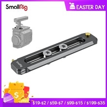 Smallrig liberação rápida equipamento de câmera de trilho de nato de baixo perfil 90mm para vídeo tiro nato lidar com braço mágico diy opções 2484