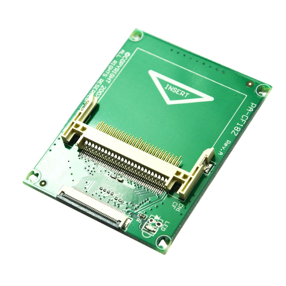 Adaptador de disco duro compacto de 50 pines CF a ZIF/CE de 1,8 pulgadas, conector HDD de tarjeta para ordenador portátil y de escritorio