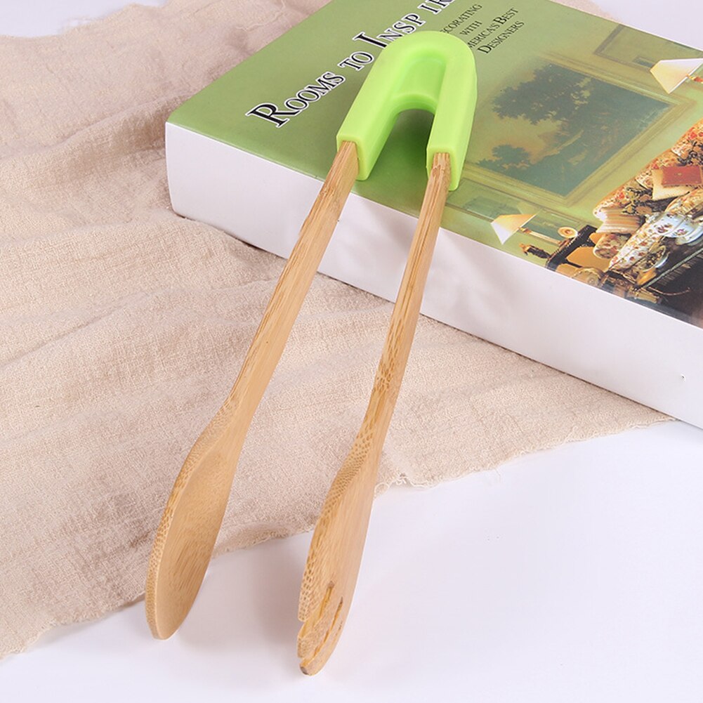 Frugtsalat pasta lang bambus madlavning værktøj mad klip dessert let rengøring brødrister tænger brød køkkenredskaber stegning bbq
