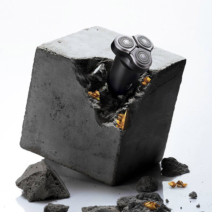 XIAOMI MIJIA przenośna golarka elektryczna S300 sprytny przewód maszynka robić golenia brody 3 tłokowa głowica goląca IPX7 wodoodporna