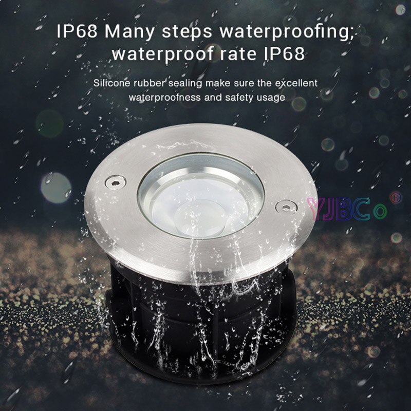 Miboxer Rgb + Cct Led Ondergrondse Licht SYS-RD1 SYS-RD2 5W 9W Ondergeschikte Lamp Waterdicht Spotlight Outdoor Light Remote controle