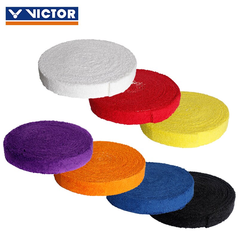 Toalla Victor Original para raqueta de bádminton, agarre supersuave, sensación de toalla, pegamento de mano, 1000cm, Gr338