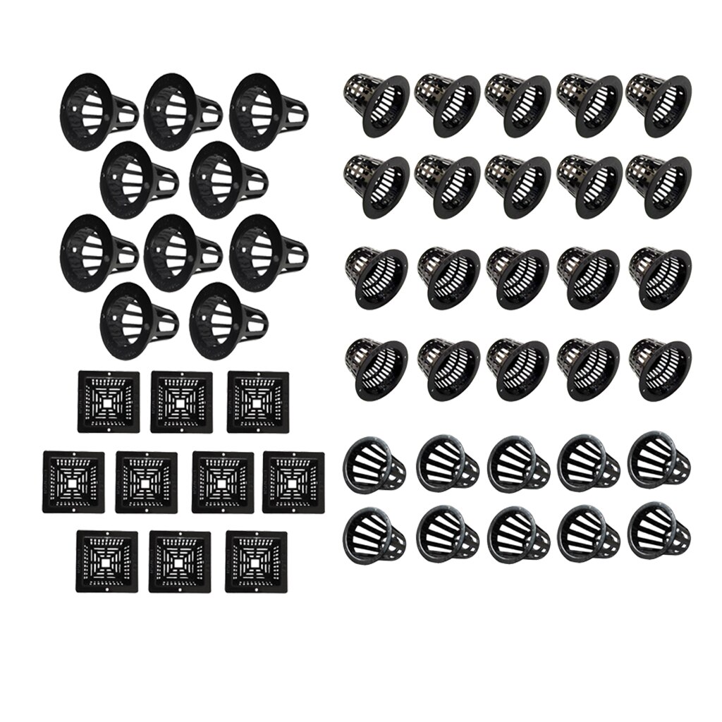 10pcs Plastic Pond Plant Basket Aquarium Aquatic Water Plant Grass Cultivate