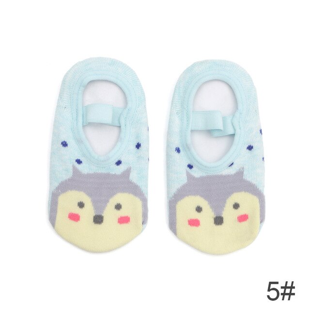 Molixinyu Baby Vloer Schoenen Voor Meisjes En Jongens Mode Warm Anti-Slip Kinderen Vloer Sokken Leuke Dieren Cartoon Katoen baby Sokken: a4 / 3-5years