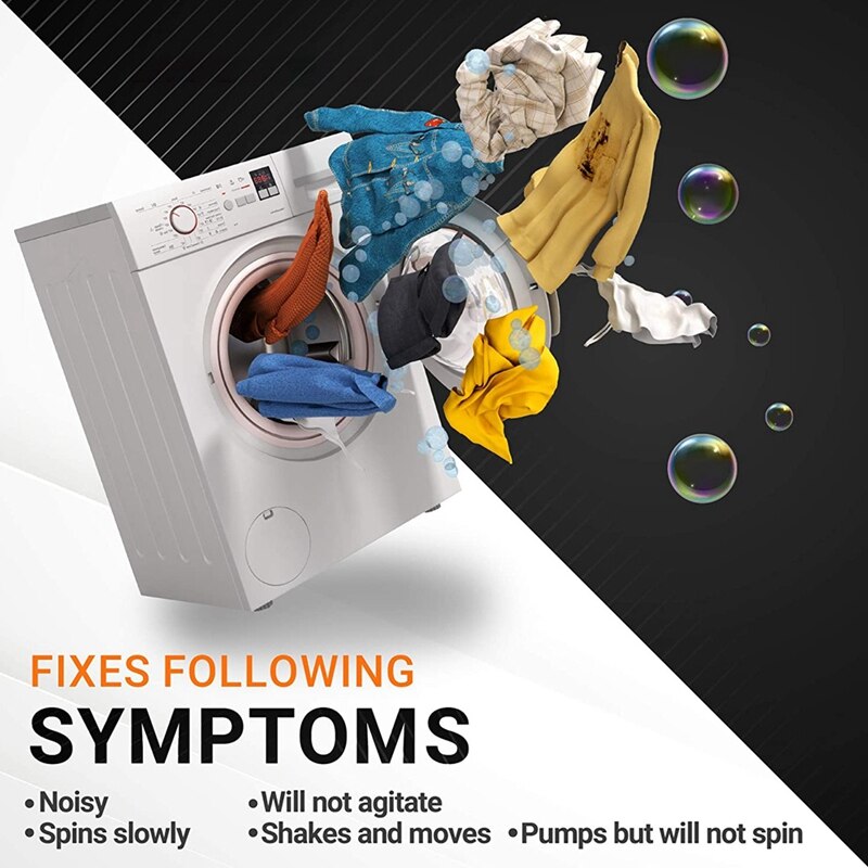 12 Pack 80040 Washer Agitator Dogs Replacement Kit Exact Fit for Whirlpool & Kenmore Washers - Replaces 285612 285770