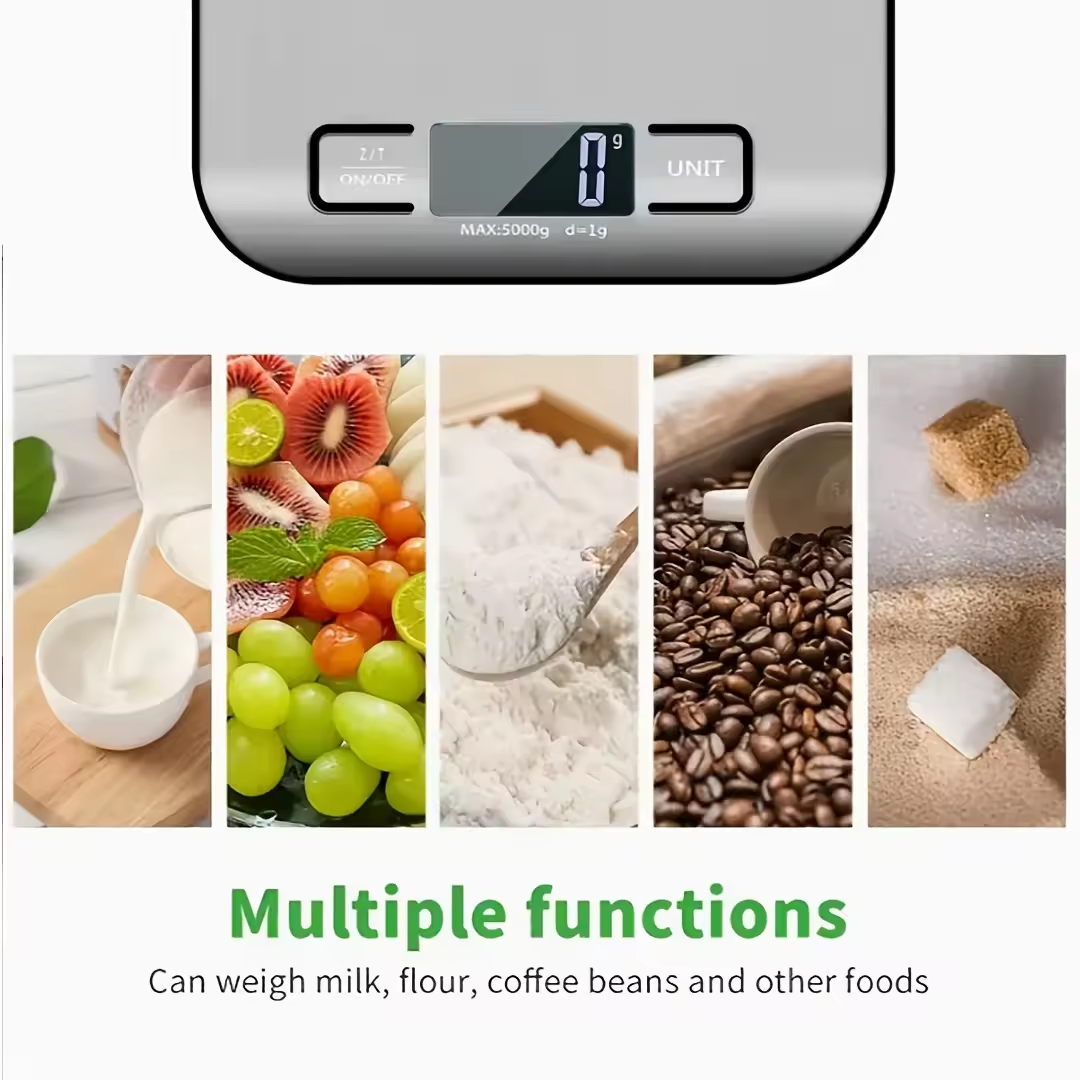 Báscula Digital multifuncional de cocina, báscula para repostería, báscula para alimentos pequeños, báscula para alimentos con pantalla Digital electrónica portátil