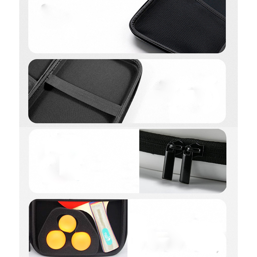 Tafeltennis Racket Tas EVA Vierkante Ping Pong Box Case Waterdichte Professionele Draagbare Sport Racket Tas