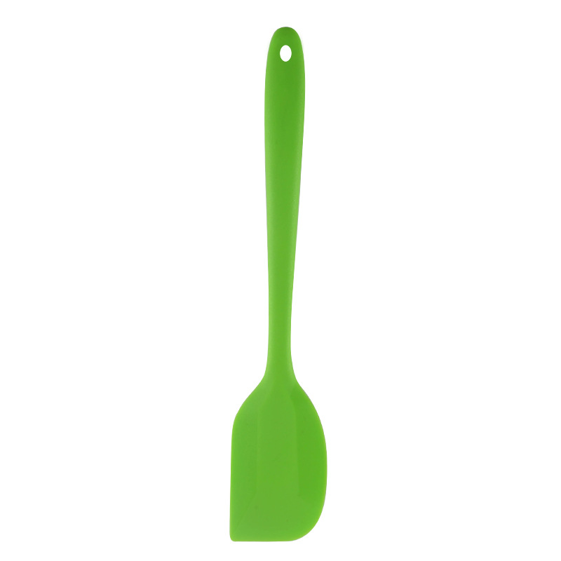 28cm crème bakschrapers antiaanbak siliconen spatel keuken deegmixers salade cakemixer boter beslag taarten kookgereedschap: Donker kaki