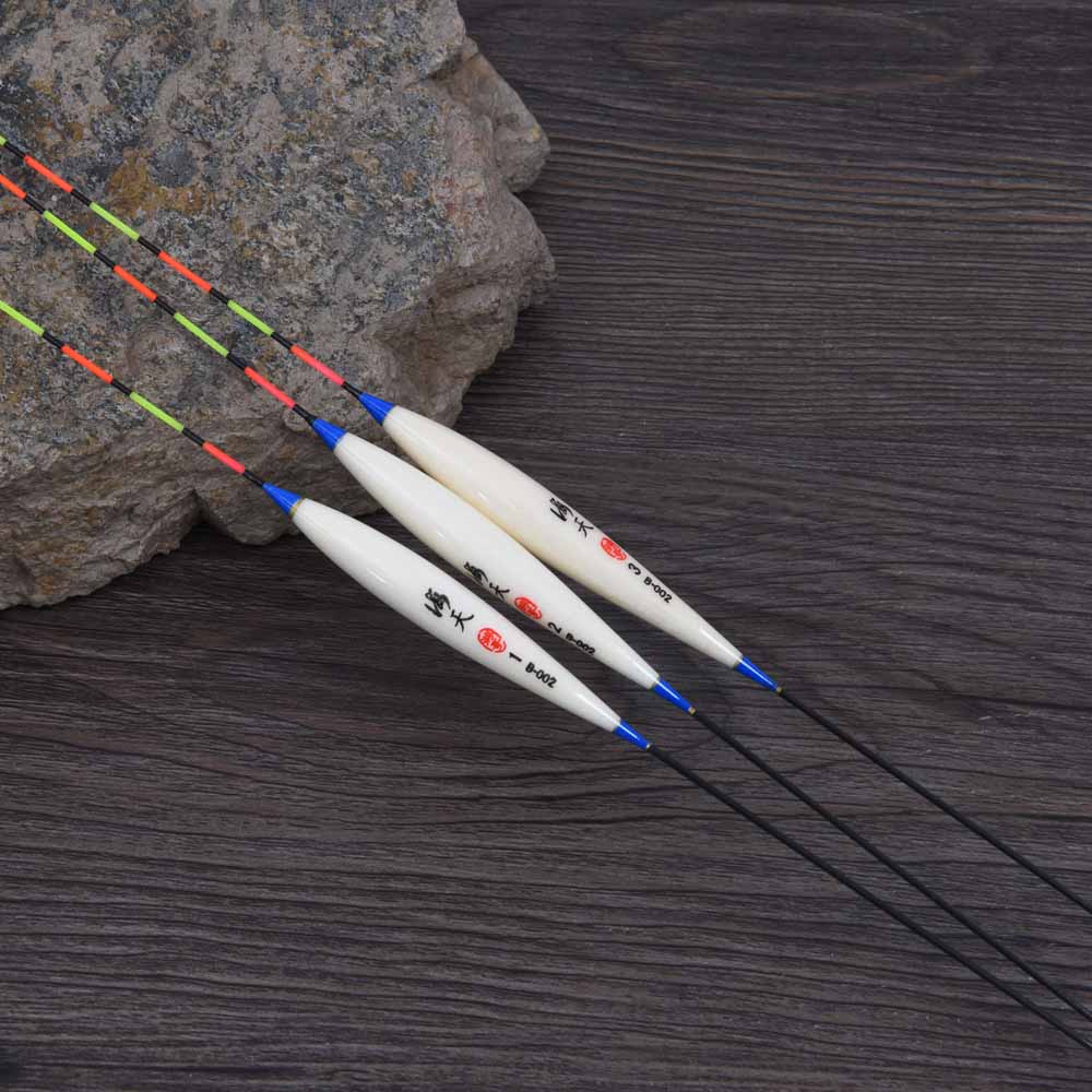 Fiskeflottor 3 st/set bobbers barr träflottar fisk fiskeflottor fiskeredskap verktyg