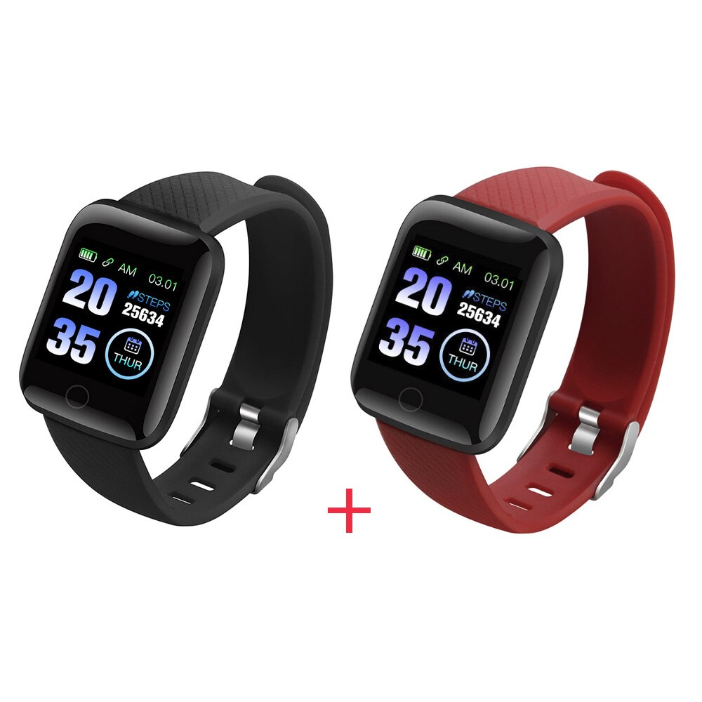 D13 Smartwatch Fitness Tracker Smartband Activity Wristband Bluetooth 116 Plus Bracelet Heart Rate Monitor Men Women