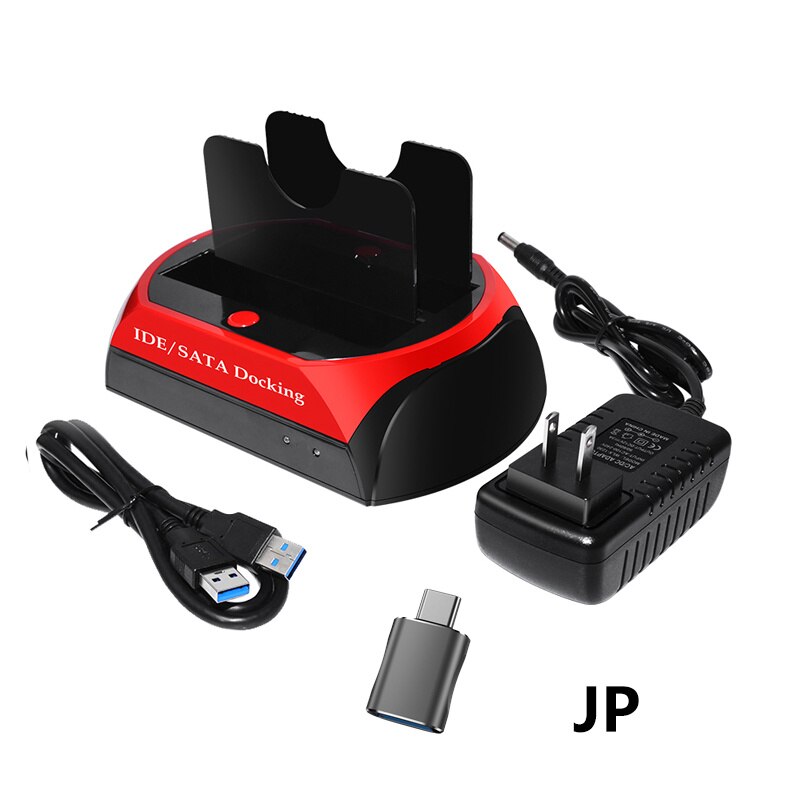 Docking Station per disco rigido esterno da USB 3.0 a IDE SATA Box per contenitore SSD HDD 2.5 3.5 con Smartphone portatile Power on PC: JP Plug
