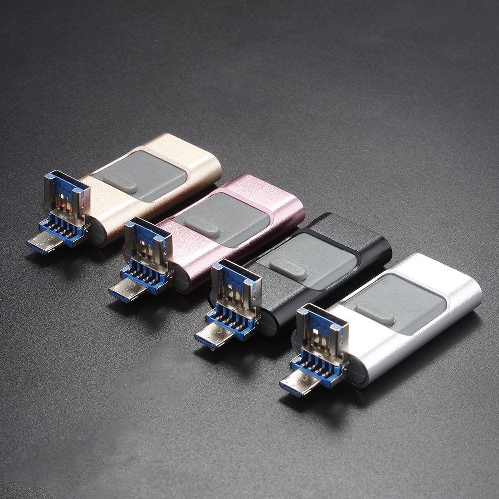 För iphone usb-minne 2tb 1tb usb 3.0 pendrive 3 i 1 mirco usb 3.0 512g 256gb 128/64/32gb minne usb-nyckel mfi-minne