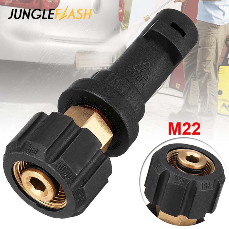 Schaum Lanze Adapter Multi Zweck Reinigung Werkzeuge Für Karcher M22 HD HDS Stecker Druck Unterlegscheibe Teile Auto Scheibe Wasser Reinigung