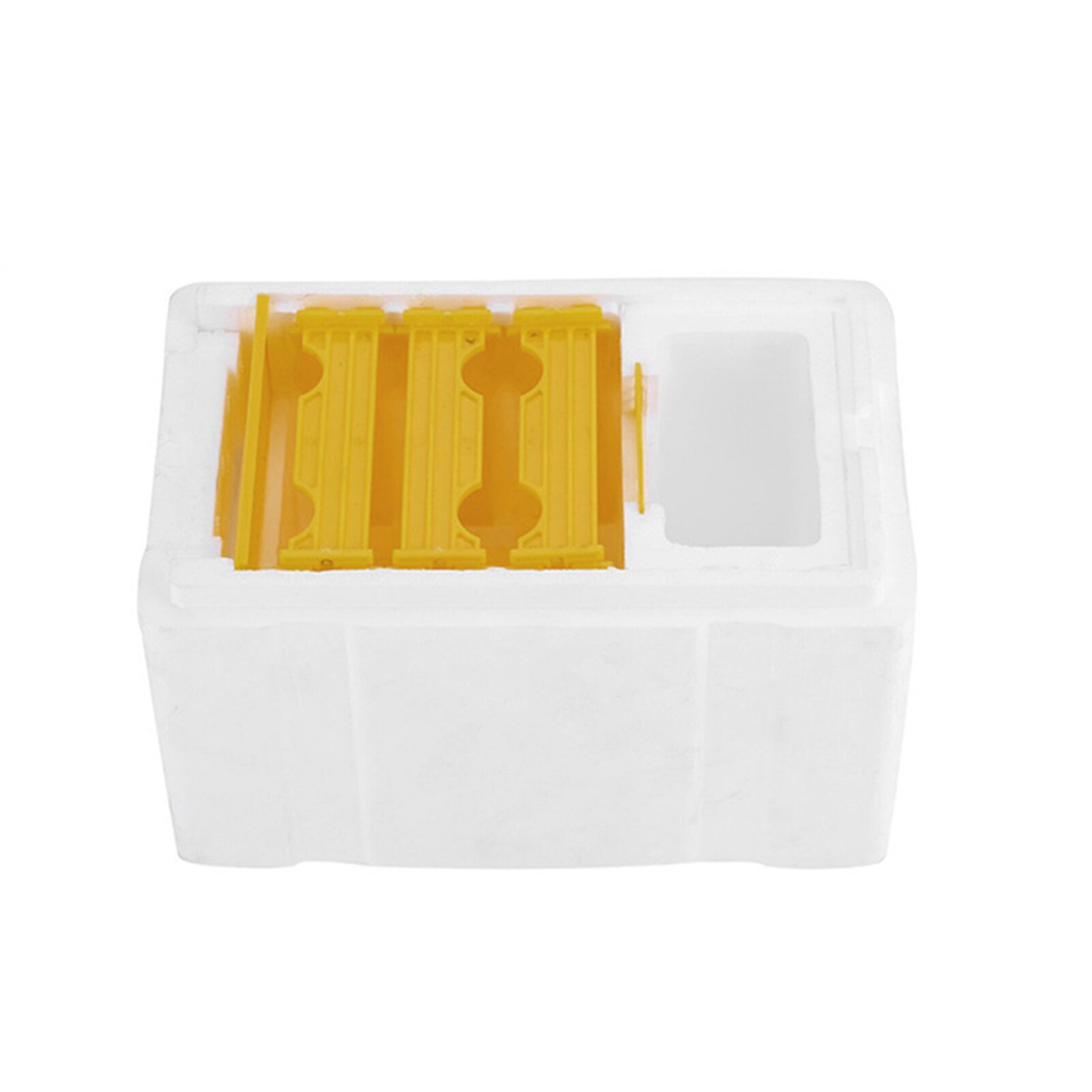 Scatola di accoppiamento scimmia in schiuma con griglia di riscaldamento custodia da allevamento regina impermeabile 24.1x15x14.1cm strumenti di apicoltura per imcapsulazione JA55: Default Title