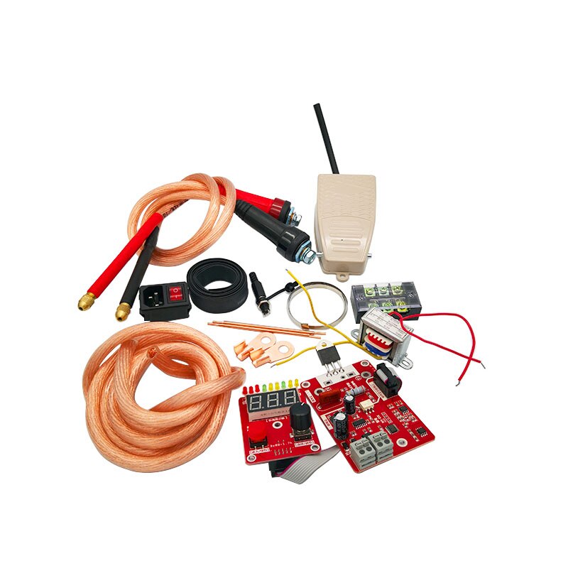 Spot welding machine DIY kit 18650 lithium battery spot welding machine assembly kit without main transformer: D02 40A board kit