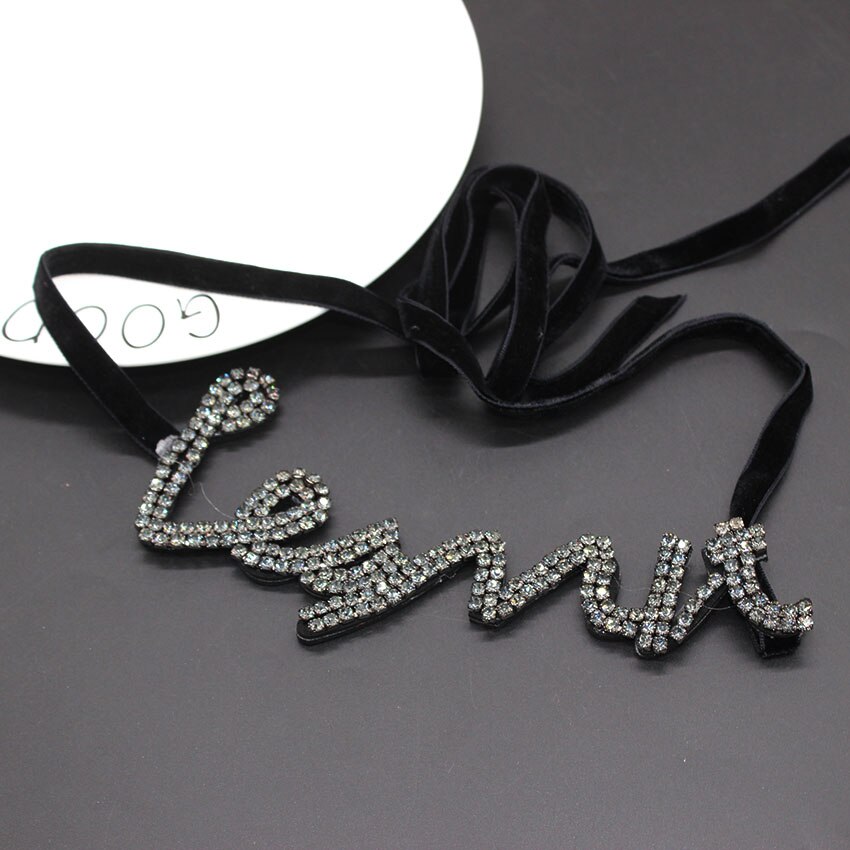 Netto Brief Riem Type Hals Ketting Koude Wind Sleutelbeen Ketting Vrouwelijke Sieraden Choker Barokke Lange Sectie Doek Ketting 910
