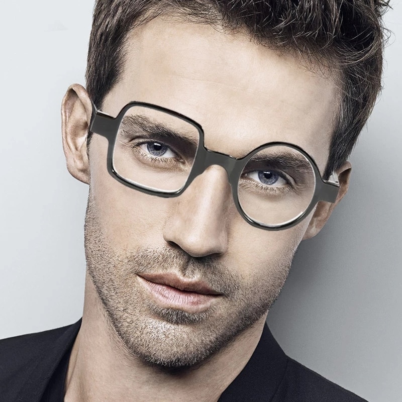 Nonor Ronde Vierkante Asymmetrische Delicate Mannen Vrouwen Leesbril Presbyopie Bril Verziendheid Brillen Optische Frame Brillen