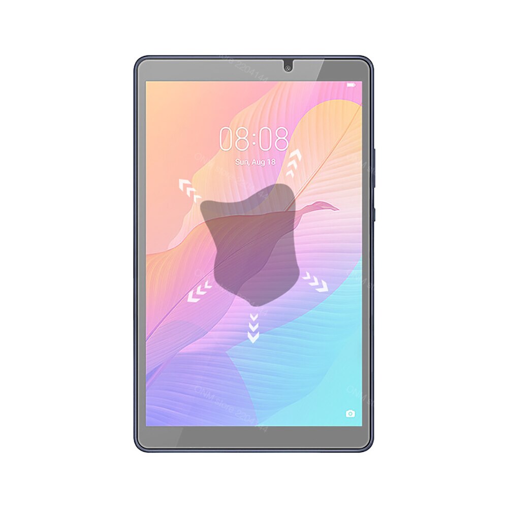 Capa 2 em 1 de silicone tpu com vidro, proteção para huawei matepad t8 8.0 2020 protetor de tela matepad t8