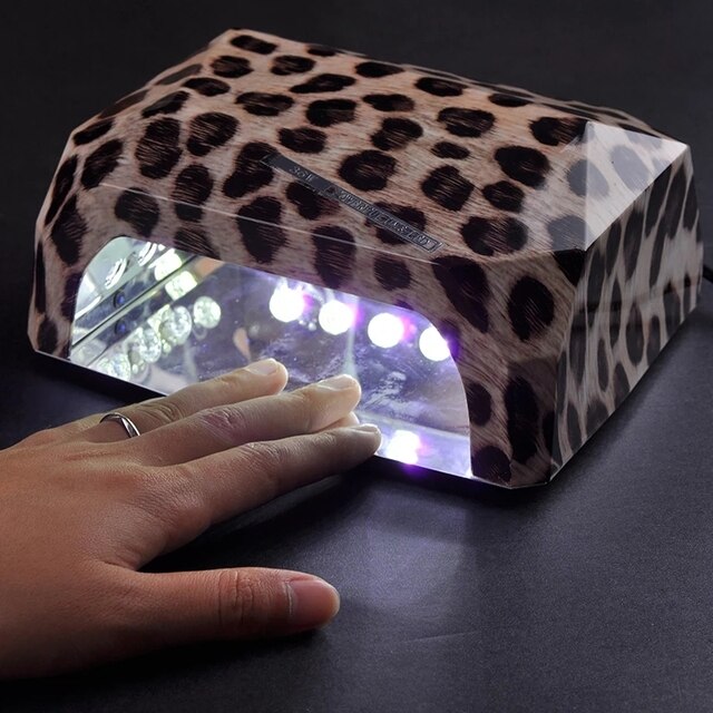 Lampe UV 36W CCFL avec capteur automatique, sèche-ongles en forme de diamant, lampe LED pour le séchage du vernis Gel UV, outils d&#39;art des ongles: A