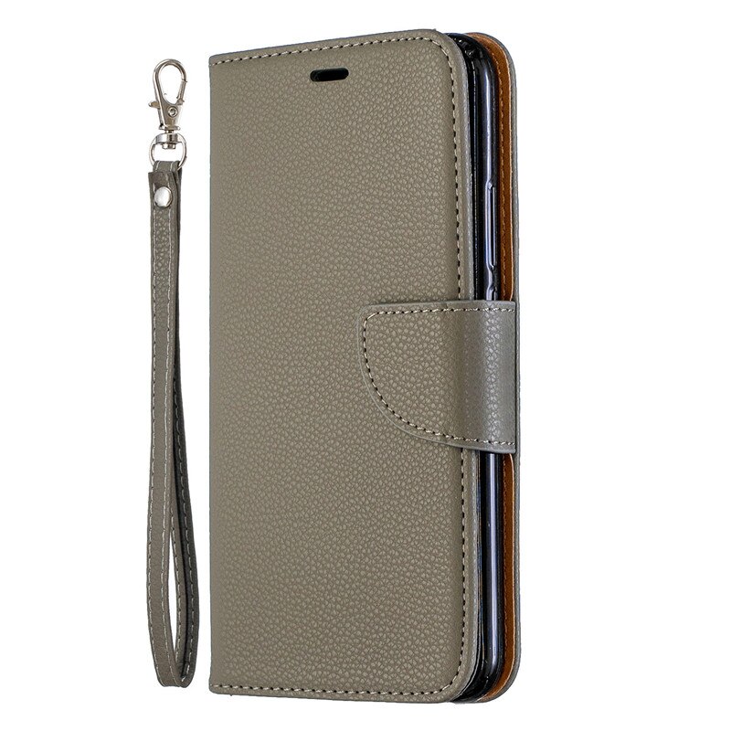 Voor Samsung Galaxy A7 Case Leather Flip Case Galaxy A750 SM-A750F Coque Wallet Telefoon Cover Voor Samsung A7 Een 7 Capa: A7 2019 / Grijs