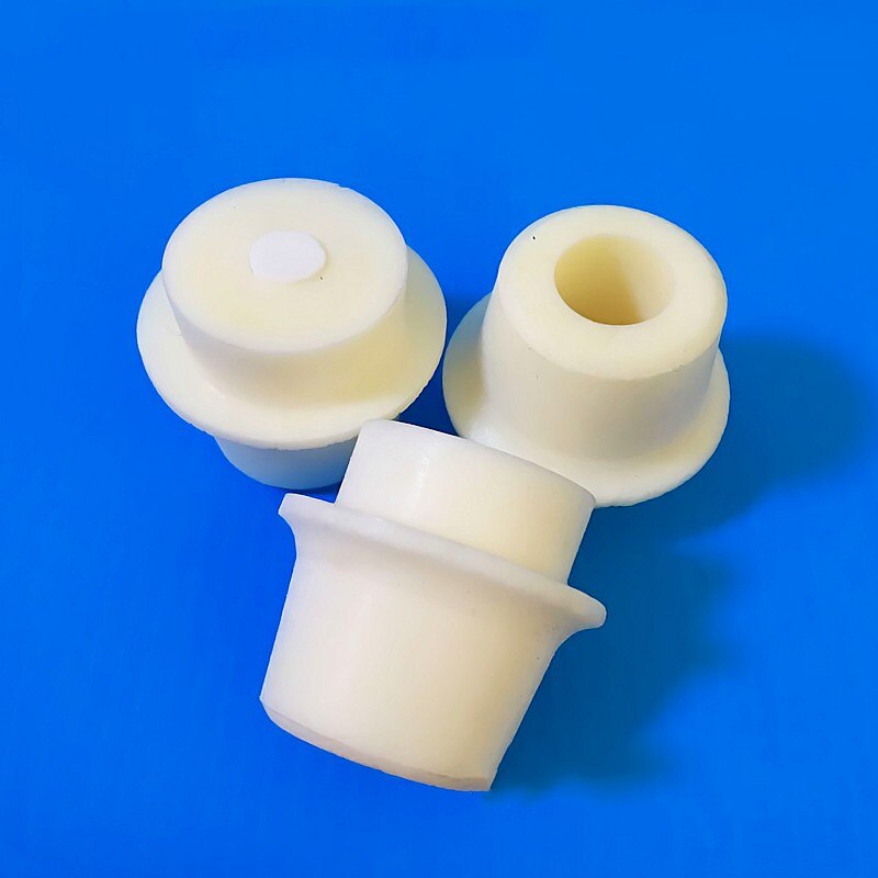 Conical flask silicone stopper 24-28mm, Erlenmeyer flask plug with sand core for 150ml Triangle bottle silicone foam lid 10pcs