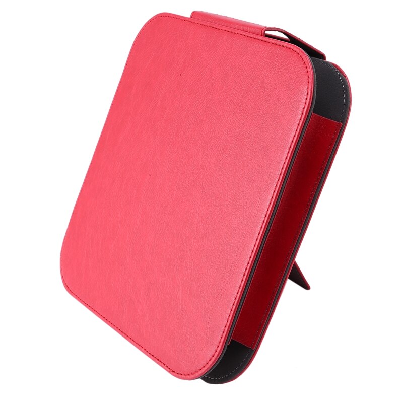 Protection en cuir anti-poussière pour ordinateur de bureau, compatible avec MAC MINI: Red