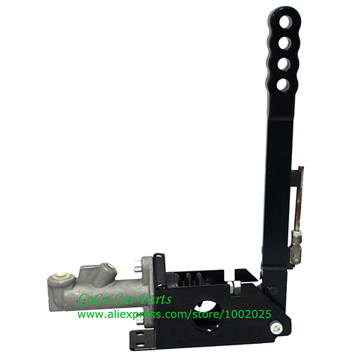 Stainless Steel Rally Hand Brake Universal Hydraulic Handbrake For Drifting Red Blue Black: black