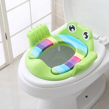 Draagbare Baby Potty Seat Pad Kids Kikker Vorm Rainbow Travel Toilet Training Seat Cover Kussen Met Handvat
