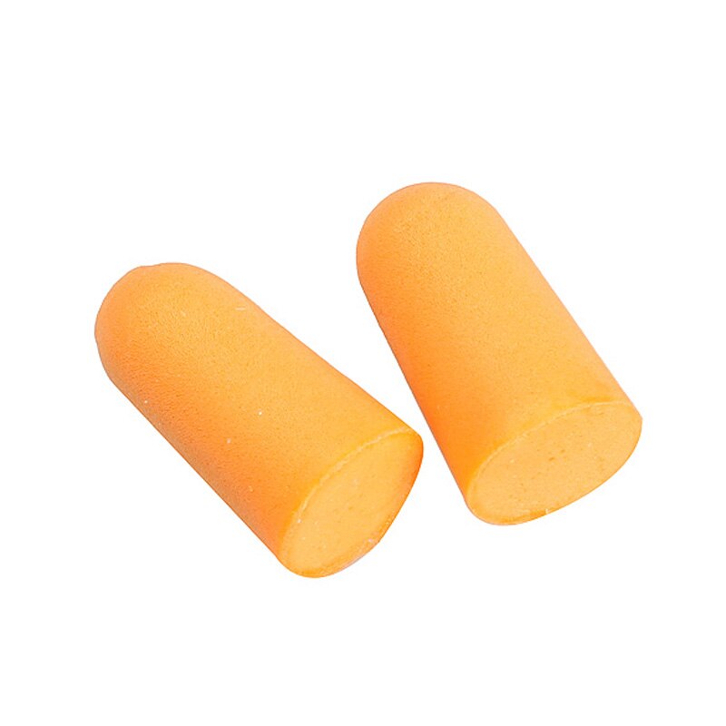 MOONBIFFY 10 Paar Weiche Orange Schaum Ohr Stecker Verjüngt Reise Schlaf Lärm Prävention Ohrstöpsel Lärm Reduktion für Reise Schlafen