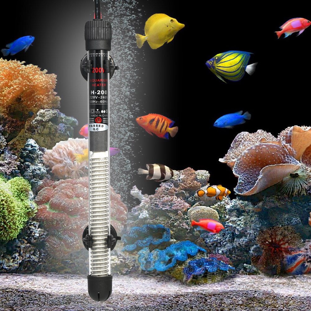 300W varilla de calentador de acuario sumergible ajustable Control de temperatura agua de calor para tanque de peces varilla de calefacción herramientas de ahorro de energía
