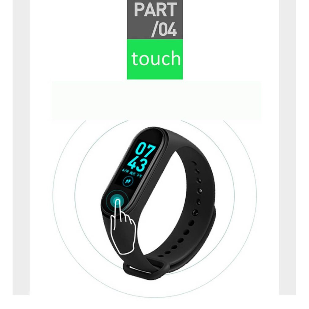 M4 Smart Band Polsbandjes Fitness Tracker Gezondheid Hartslag Bloeddruk Bluetooth Sport Armband Smartband
