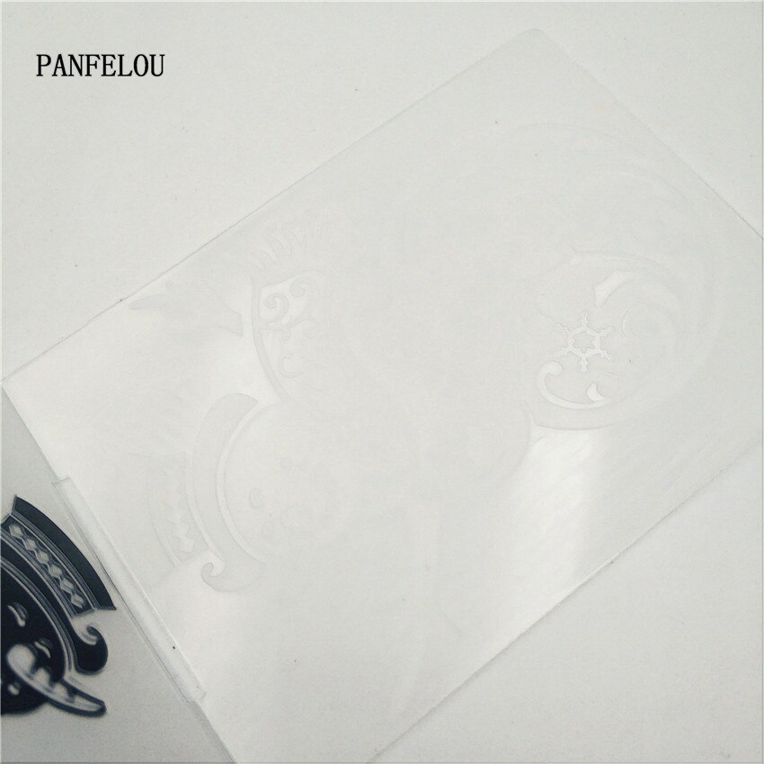 plastic snowman craft card making paper card album wedding decoration clip Embossing folders