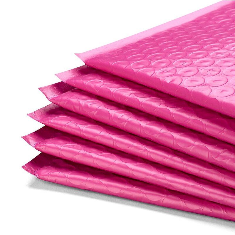 10PCS Pink Poly Bubble Mailer Padded Envelopes Self seal Mailing Bags Bubble Envelopes Postal Bags envelopes