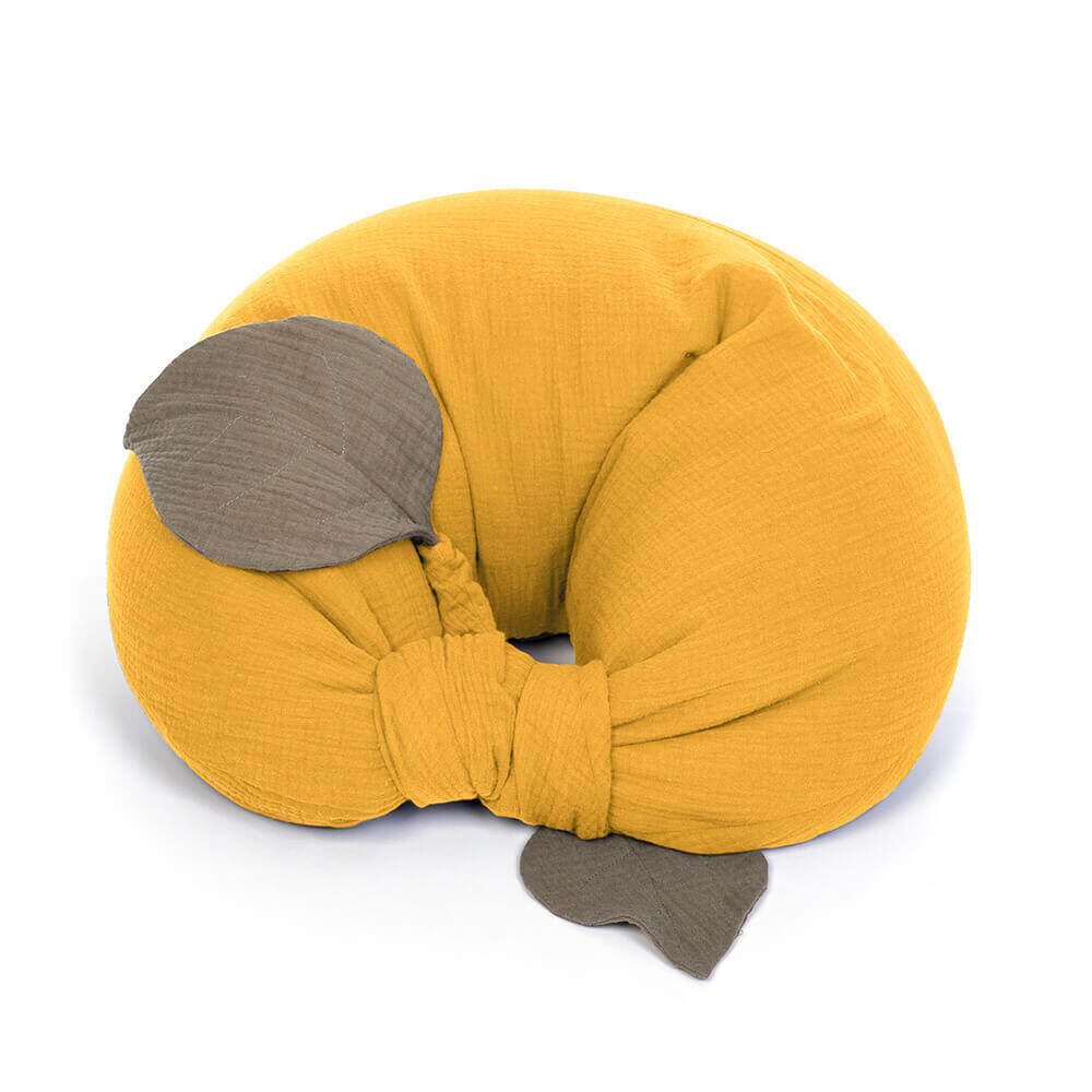 U-Vormige Baby Voedingskussen Moederschap Borstvoeding Kussen Wasbaar Baby Cuddle Feeding Cover Zwangere Vrouw Taille Kussen: YELLOW