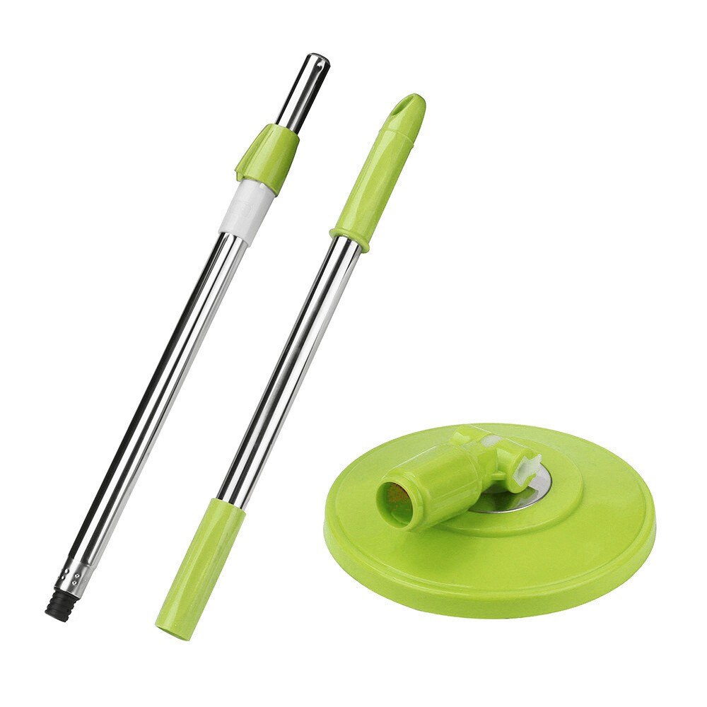 Spin Mop Pole Handle Replacement for Floor Mop 360 No Foot Pedal Version Green: Default Title