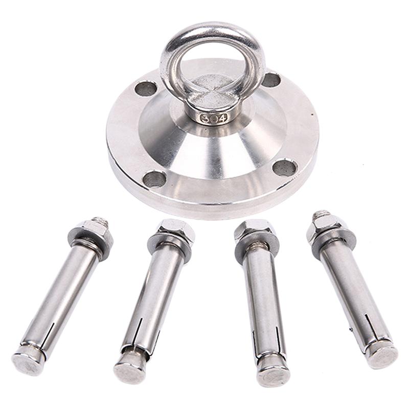 360 ° Roterende Hond Stake Rvs Hond Stake Grote Hond Vaste Stapel Voor Outdoor Camping Thuis (Met 4 stuks Uitbreiding Schroeven)