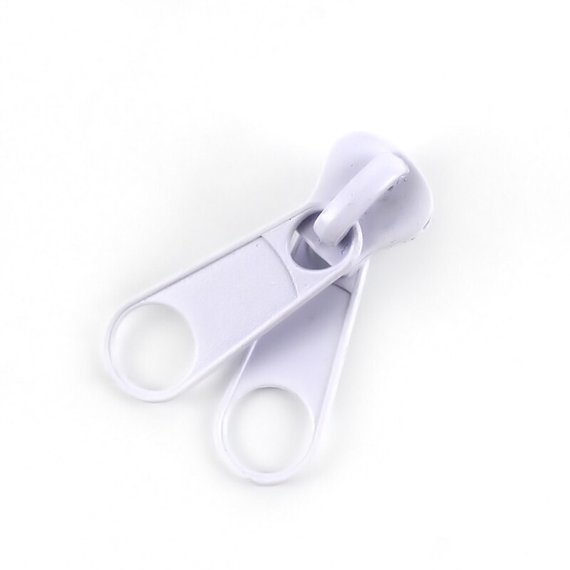 Meetee 5Pcs 10# Double Sided for Resin Zippers Head Zipper Slider Clothes Sewing Zips Puller Replaceable Accessories Repair Zip: 2
