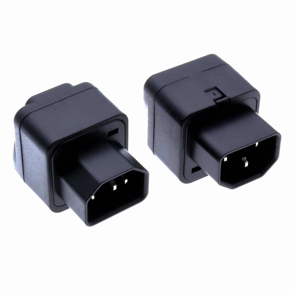 IEC320-C14 Chinese AU EU US 2 Pin Universal Power Adaptor Plug PDU/UPS Server AC Power Adapter Plug Socket Converter*