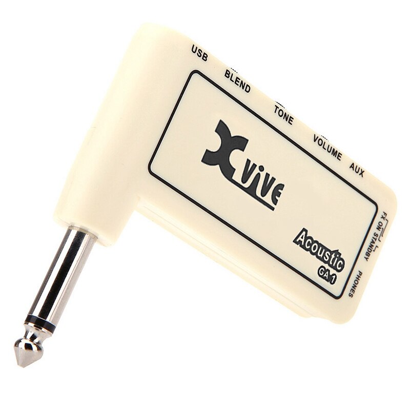 Xvive GA1 Classic Rock Mini Draagbare Oplaadbare Elektrische Gitaar Plug Headphone Amp Versterker
