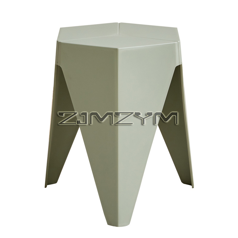 Repose-pieds de banc de remplacement de chaussure de style nordique, optique renforcée, petit tabouret en plastique, tabouret bas d'attente, maison