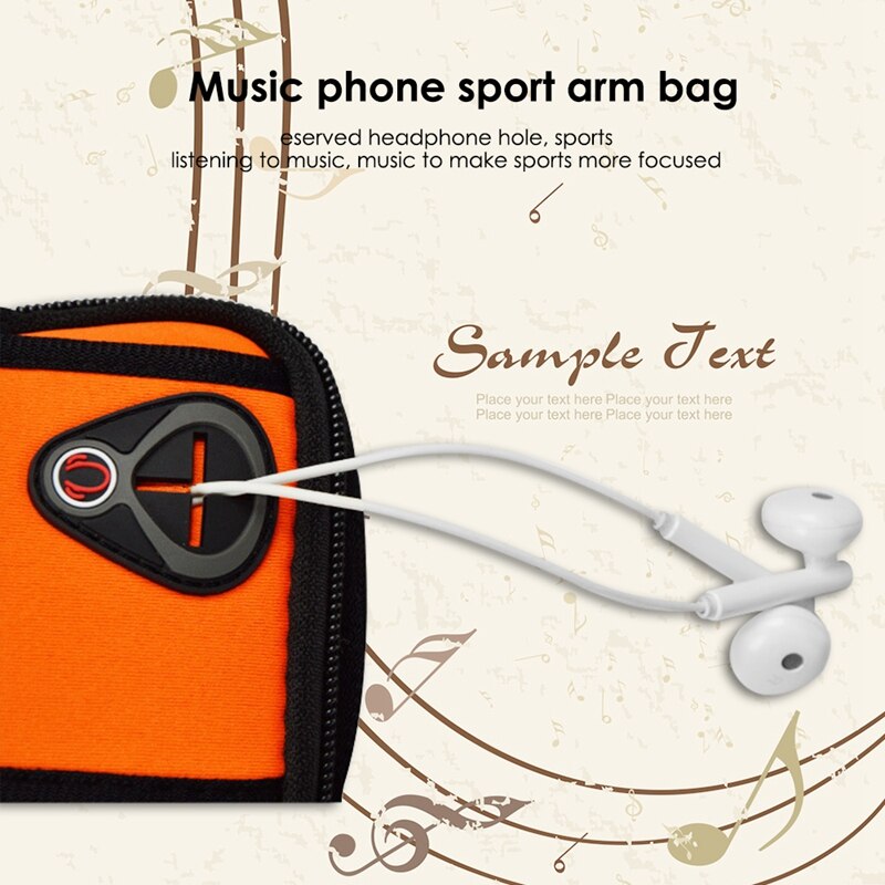 6,5 Sport Arm Band Tasche fallen für iPhone 11 Profi Samsung a51 Huawei Universal- Smartphone praktisch Kopfhörer Löcher Tasten Arm Taschen